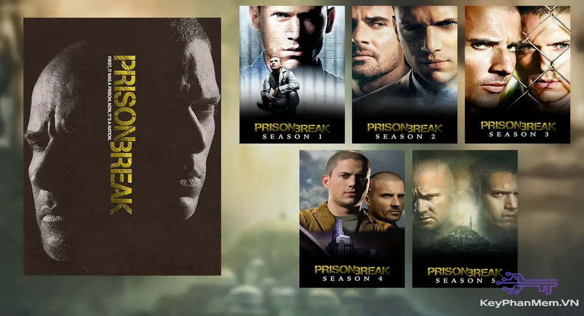Trọn Bộ Prison Break (2005-2017) 1080p ViE : Tượng Đài Phim Vượt Ngục Hay Nhất Mọi Thời Đại.